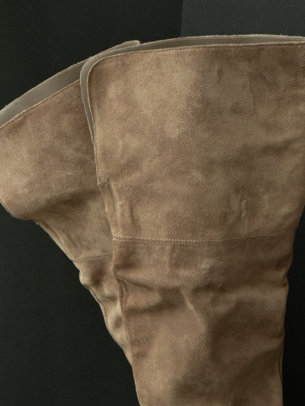 Via Spiga Slouchy Boots Womens Halloween Pirate Brown Suede Leather Castle Core - Picture 14 of 16